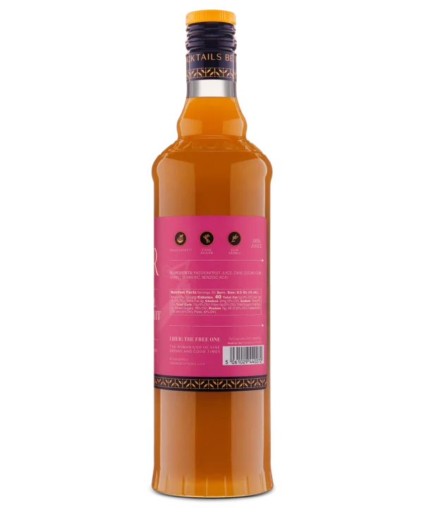 Tropical Passionfruit Syrup Liber & Co (750ml)