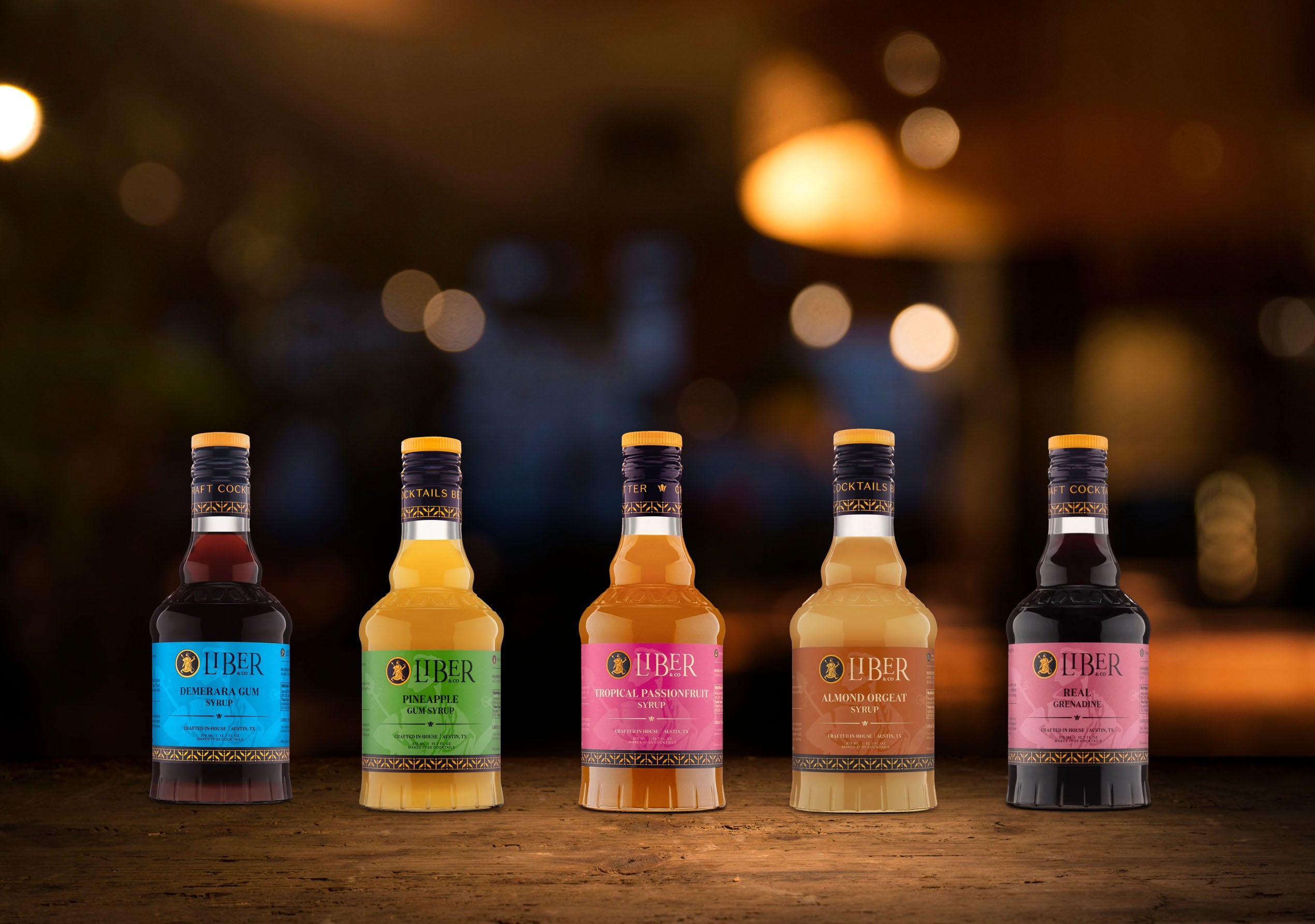 Liber & Co. cocktail syrups
