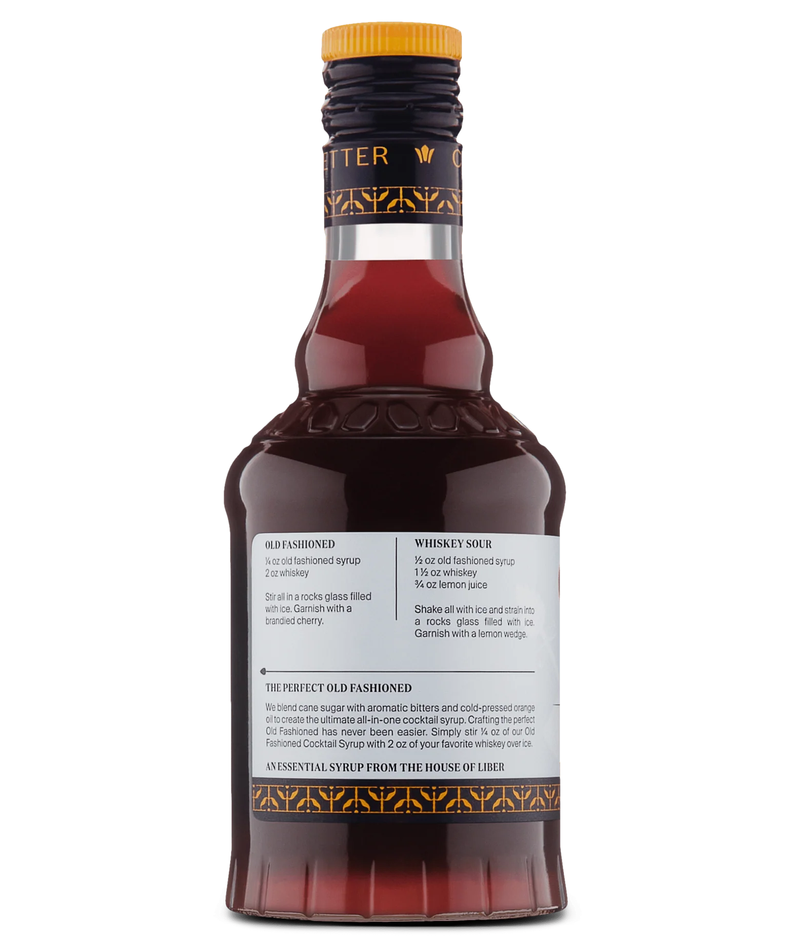 Old Fashioned Cocktail Syrup