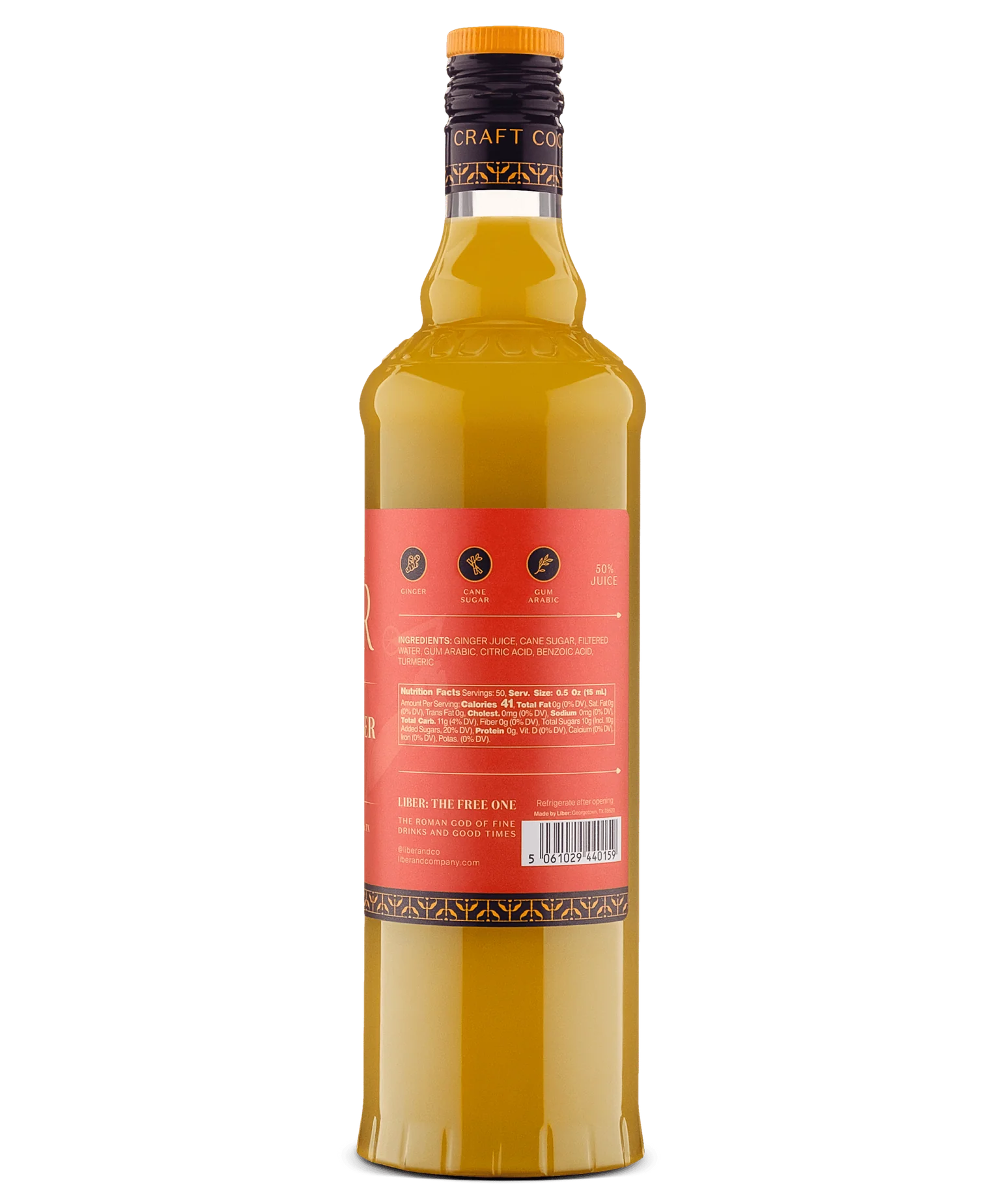 Liber & Co Ginger Syrup 750 ml