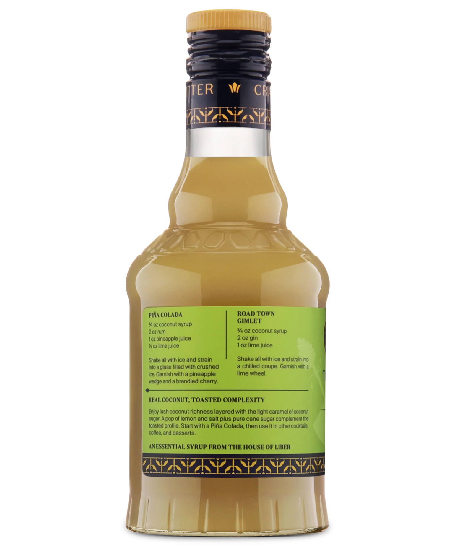 Toasted Coconut Syrup by Liber & Co.