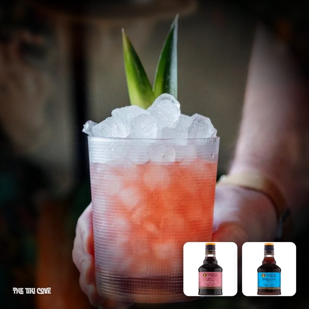 Dr. Funk cocktail made with Liber & Co. syrup