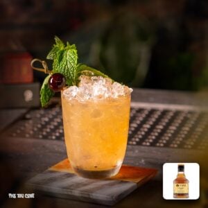 Jet Pilot cocktail made with Liber & Co. syrup