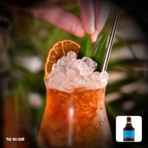 Jungle Bird cocktail made with Liber & Co. syrup