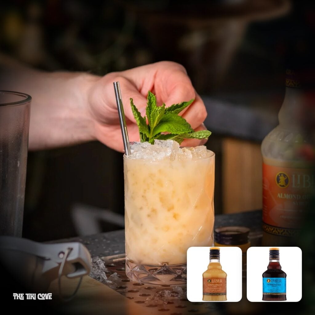 Mai Tai cocktail made with Liber & Co. syrup