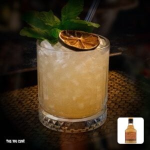 Mezcal Mai Tai cocktail made with Liber & Co. syrup