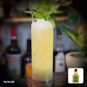Missionary's Downfall cocktail made with Liber & Co. syrup
