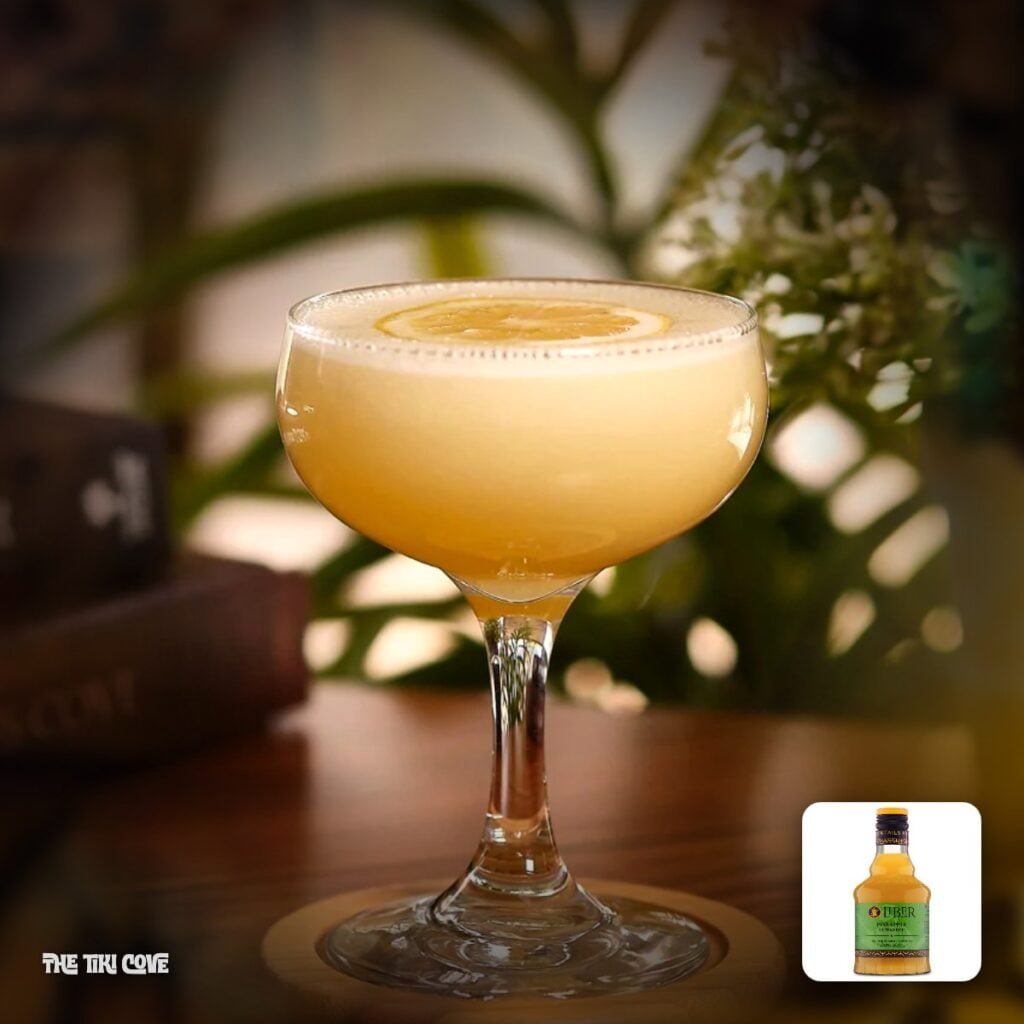 Pisco Punch cocktail made with Liber & Co. syrup