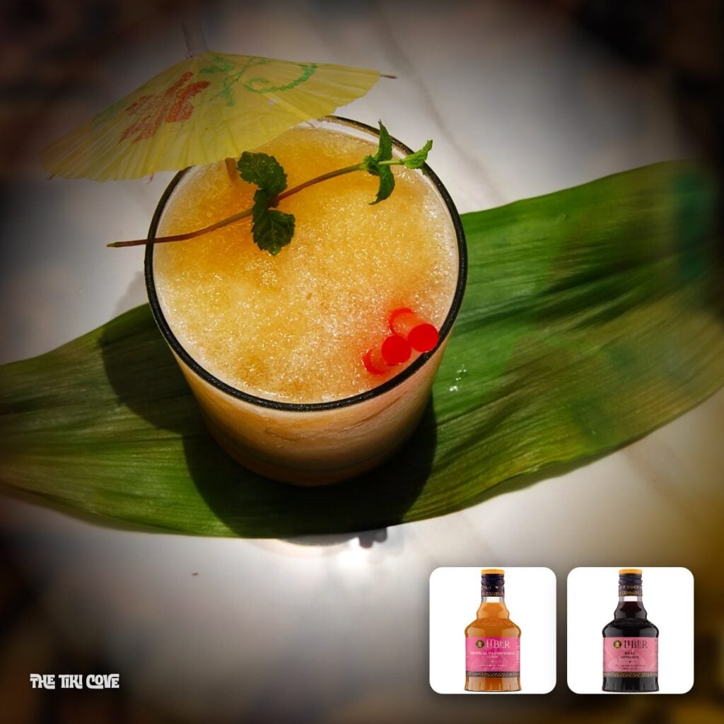 Port Light cocktail made with Liber & Co. syrup